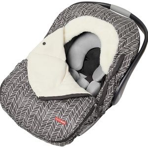 Skip Hop Winter Car Seat Cover Grey Feather
